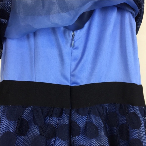 Betsey Johnson blue polka dot dress - Picture 7 of 8